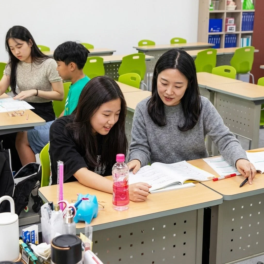 목감동 고등학생 국영수학원 내부 사진